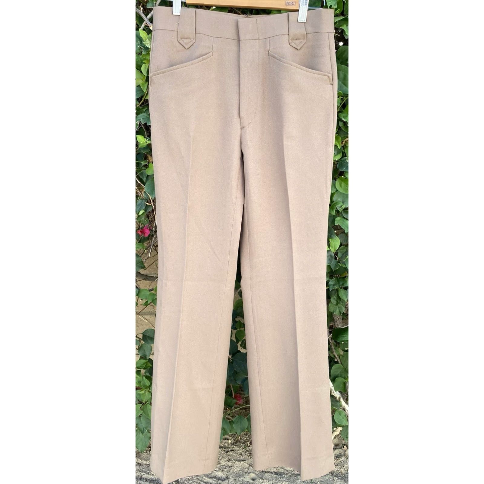 Vintage VINTAGE Kenny Rogers Circle S Western Pants Made In USA beige 30 x 33 3/8 Cowboy Core Rockabilly Mens Size US 30 / EU 46 - 5 Thumbnail