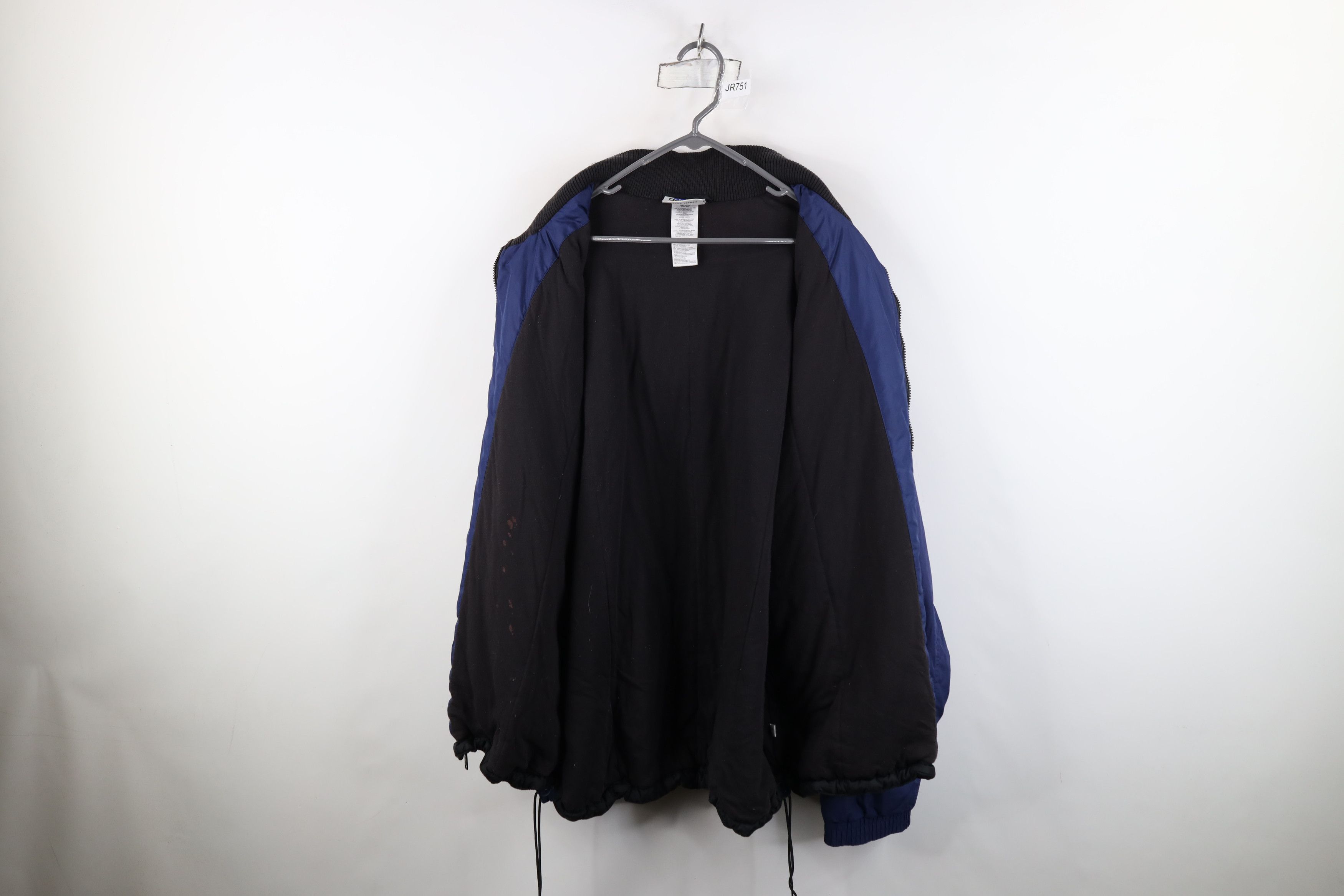 Adidas Vintage 90s Adidas Spell Out Hooded Puffer Jacket Coat Size US XXL / EU 58 / 5 - 10 Thumbnail