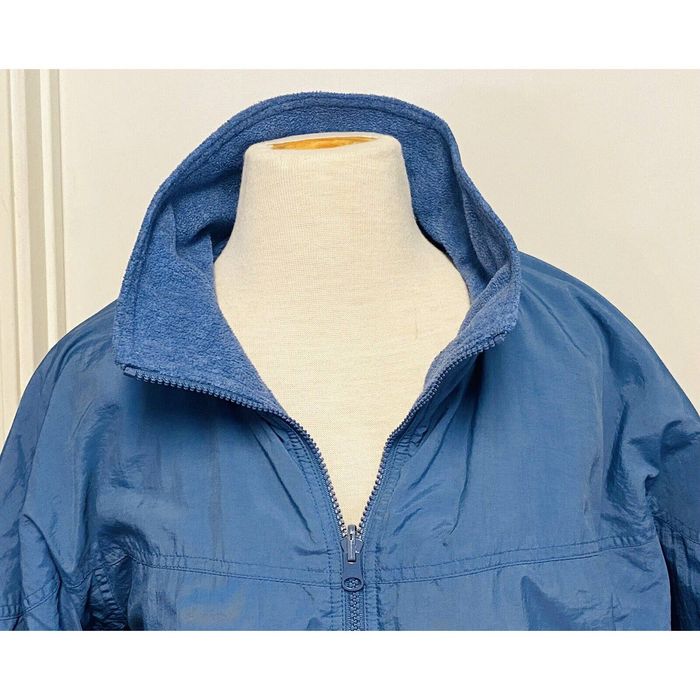 Medium 90s Columbia Teal Fleece Lined Jacket