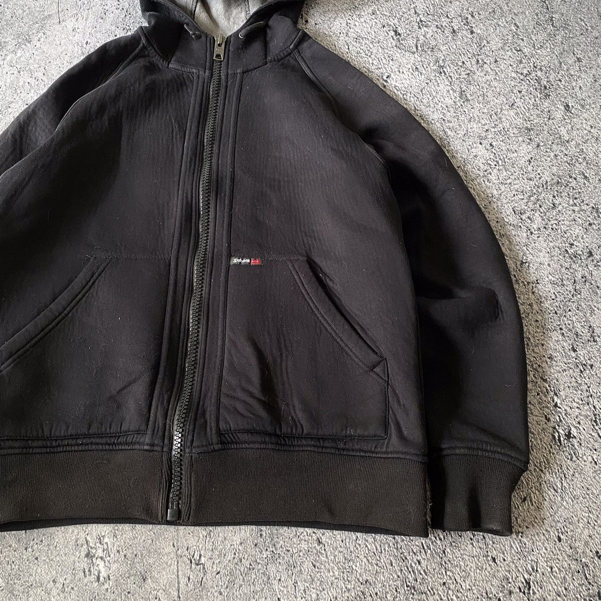 Schott × Vintage Schott Fleece Sherpa Bomber Zip Active Jacket Size US M / EU 48-50 / 2 - 2 Thumbnail