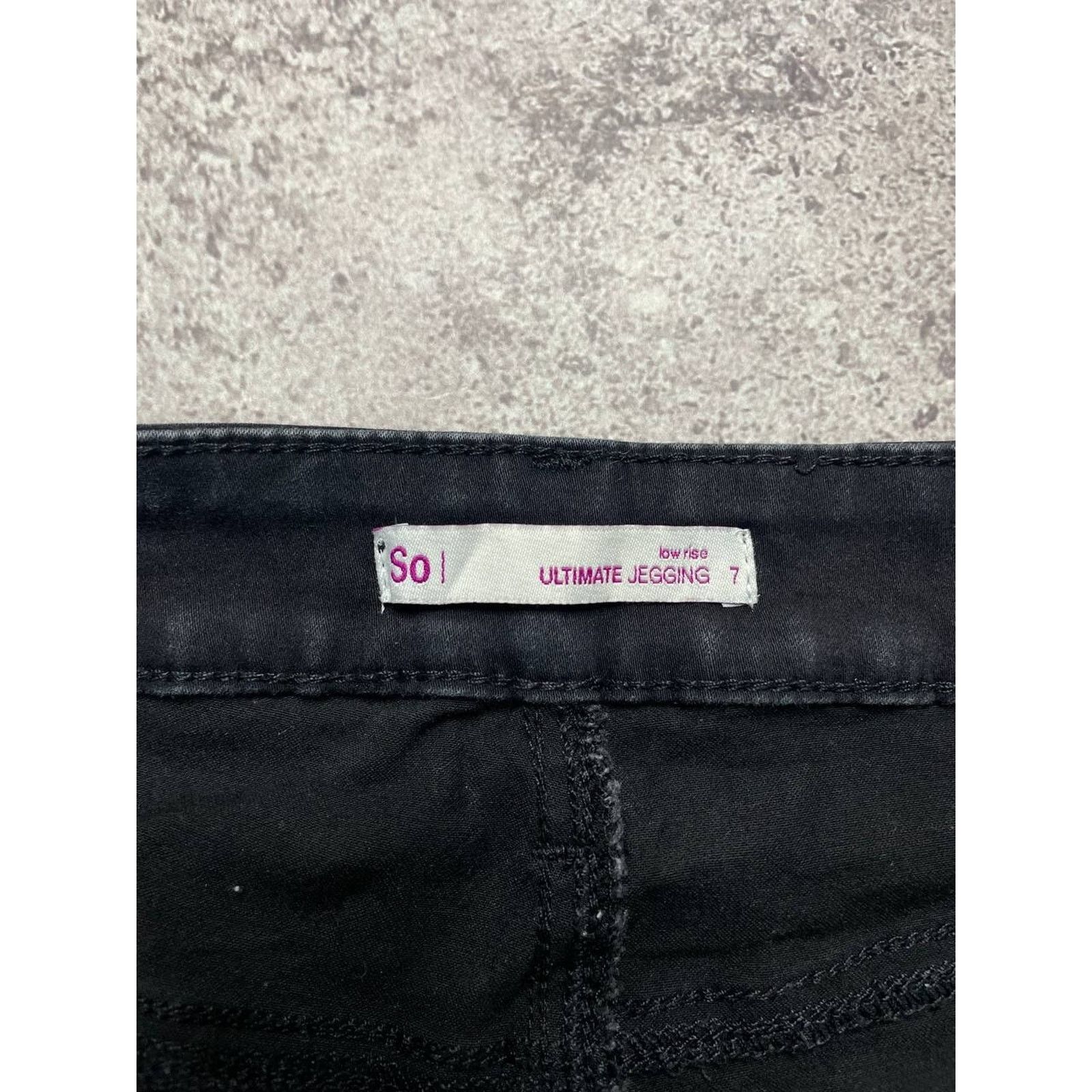 Vintage Vintage SO Ultimate Jegging Black Skinny Jeans Size 7 Pants Size 29" - 8 Thumbnail