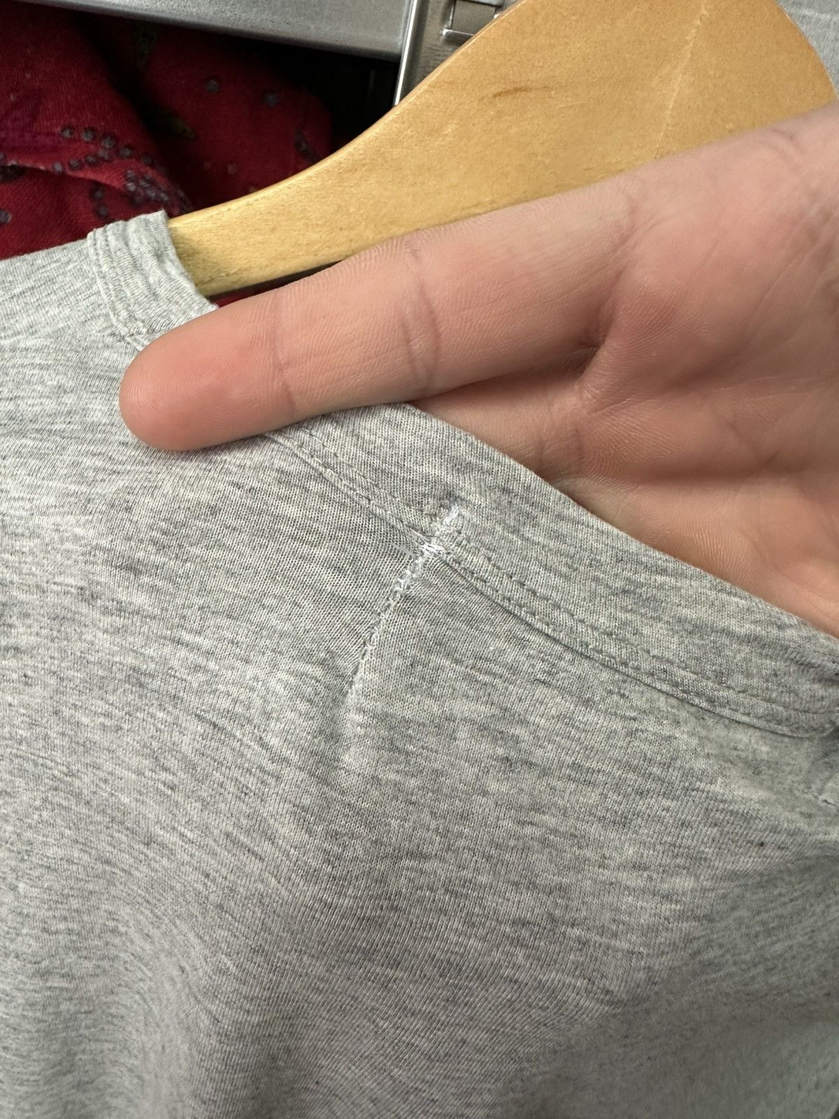 Comme des Garcons SHIRT Comme Des Garçons Shirt Grey T-Shirt Basic Japan Junya Tee Size US L / EU 52-54 / 3 - 12 Thumbnail