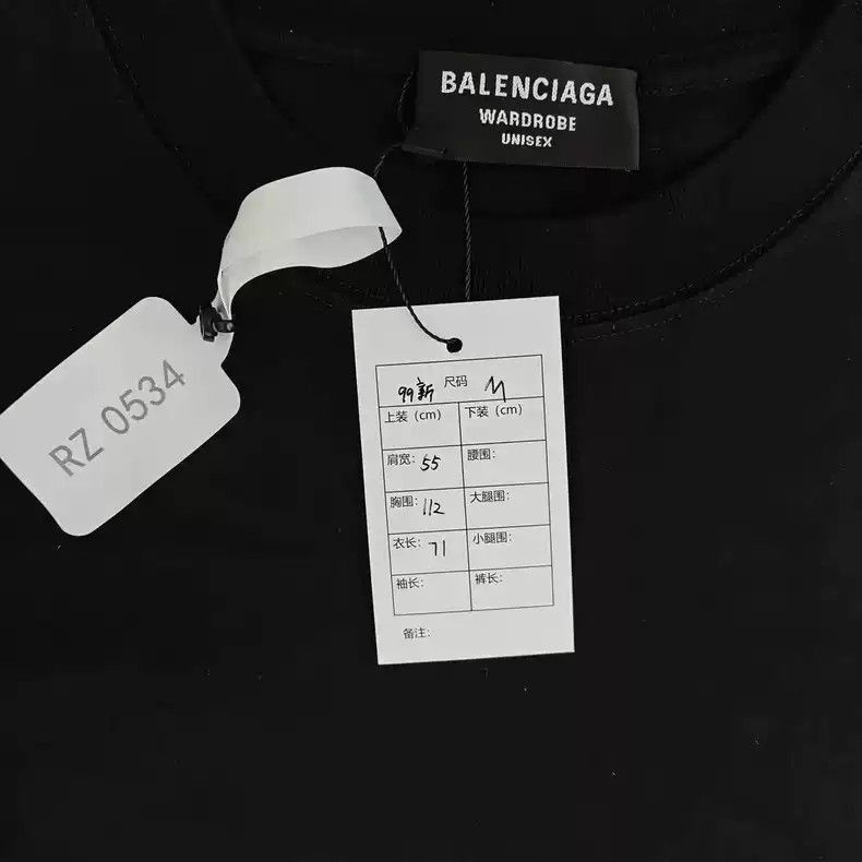 Balenciaga Balenciaga Balenciaga front and back logo short sleeved-25 Size US M / EU 48-50 / 2 - 3 Thumbnail