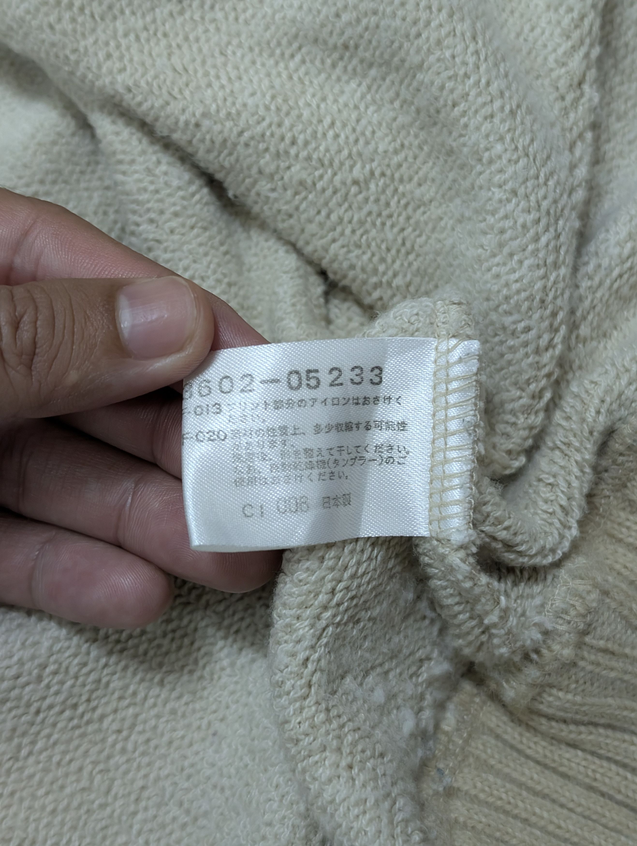 Japanese Brand No Concept Pullover Knitted Sweater Full Zipper Jacket Size US M / EU 48-50 / 2 - 9 Thumbnail