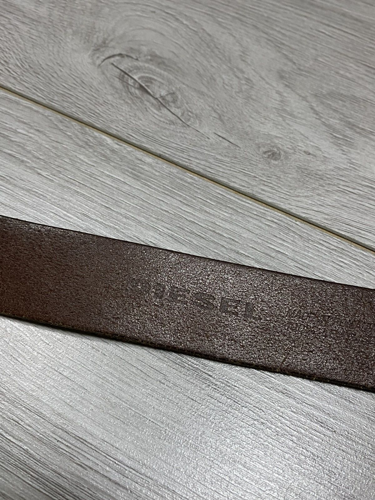 Diesel Diesel big buckle leather belt we make legs look good Size ONE SIZE - 7 Thumbnail