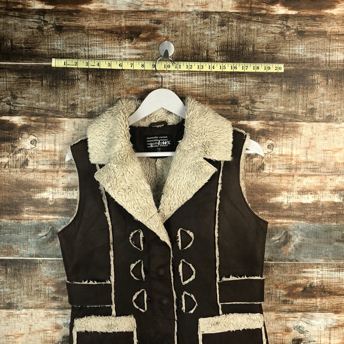 Japanese Brand Marcelle Renee Dark Brown Vest #A1447 Size US M / EU 48-50 / 2 - 2 Thumbnail