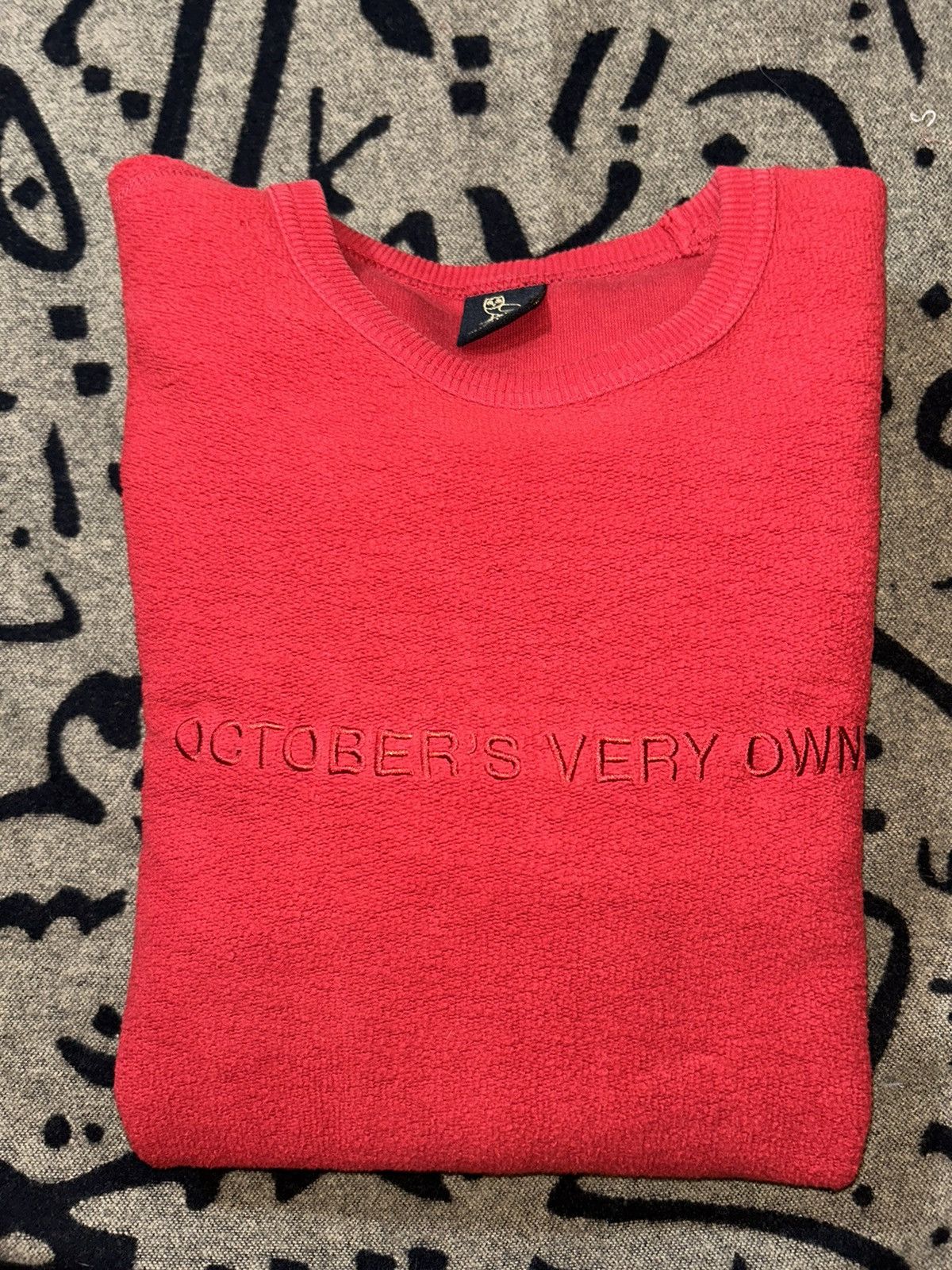 October's Very Own OVO Terry Cloth Wordmark Sweater Size US M / EU 48-50 / 2 - 9 Thumbnail