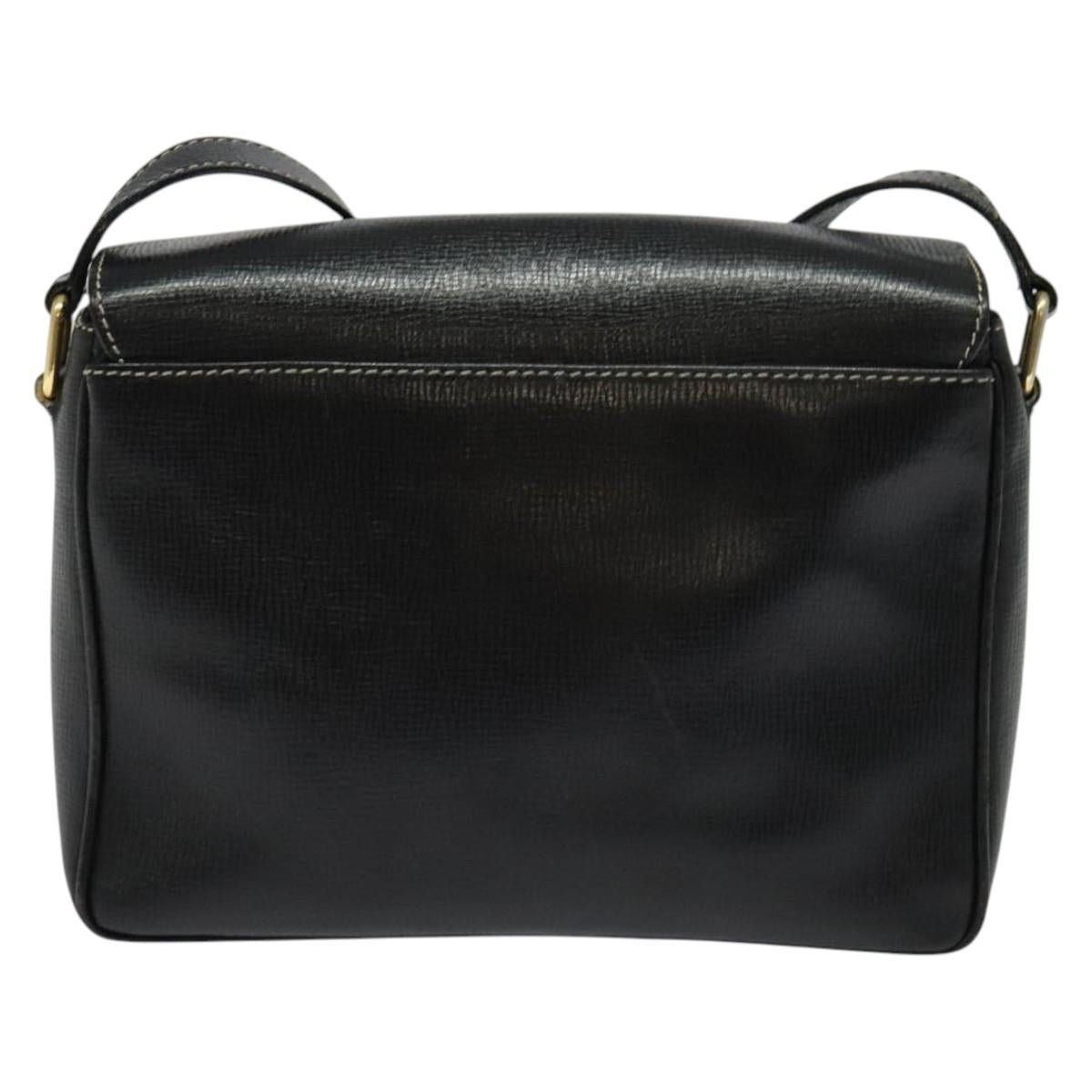Celine CELINE Shoulder Bag Leather Black Gold Size ONE SIZE - 3 Thumbnail