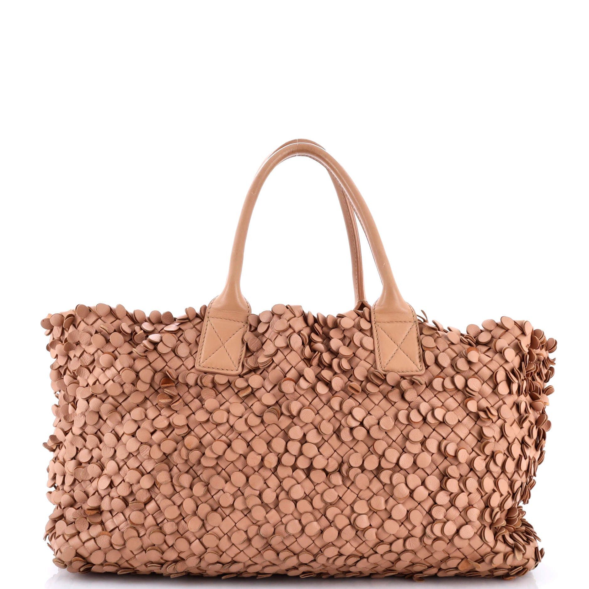Bottega Veneta Poussin Paillettes Cabat Handbag Size ONE SIZE - 1 Thumbnail