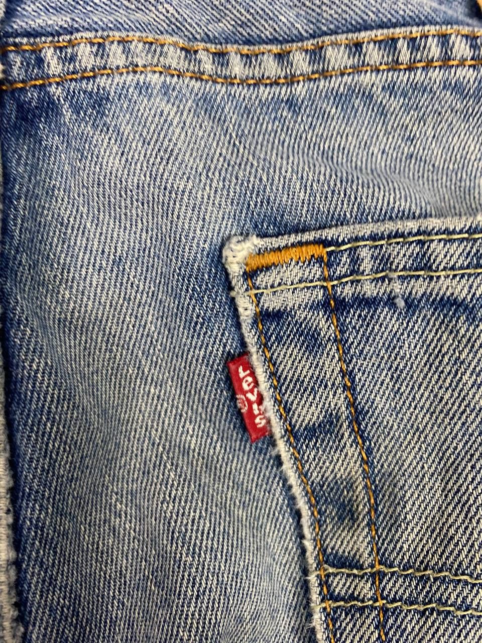 Levi's levis 505 relaxed fit distressed denim nice design Size US 36 / EU 52 - 6 Thumbnail