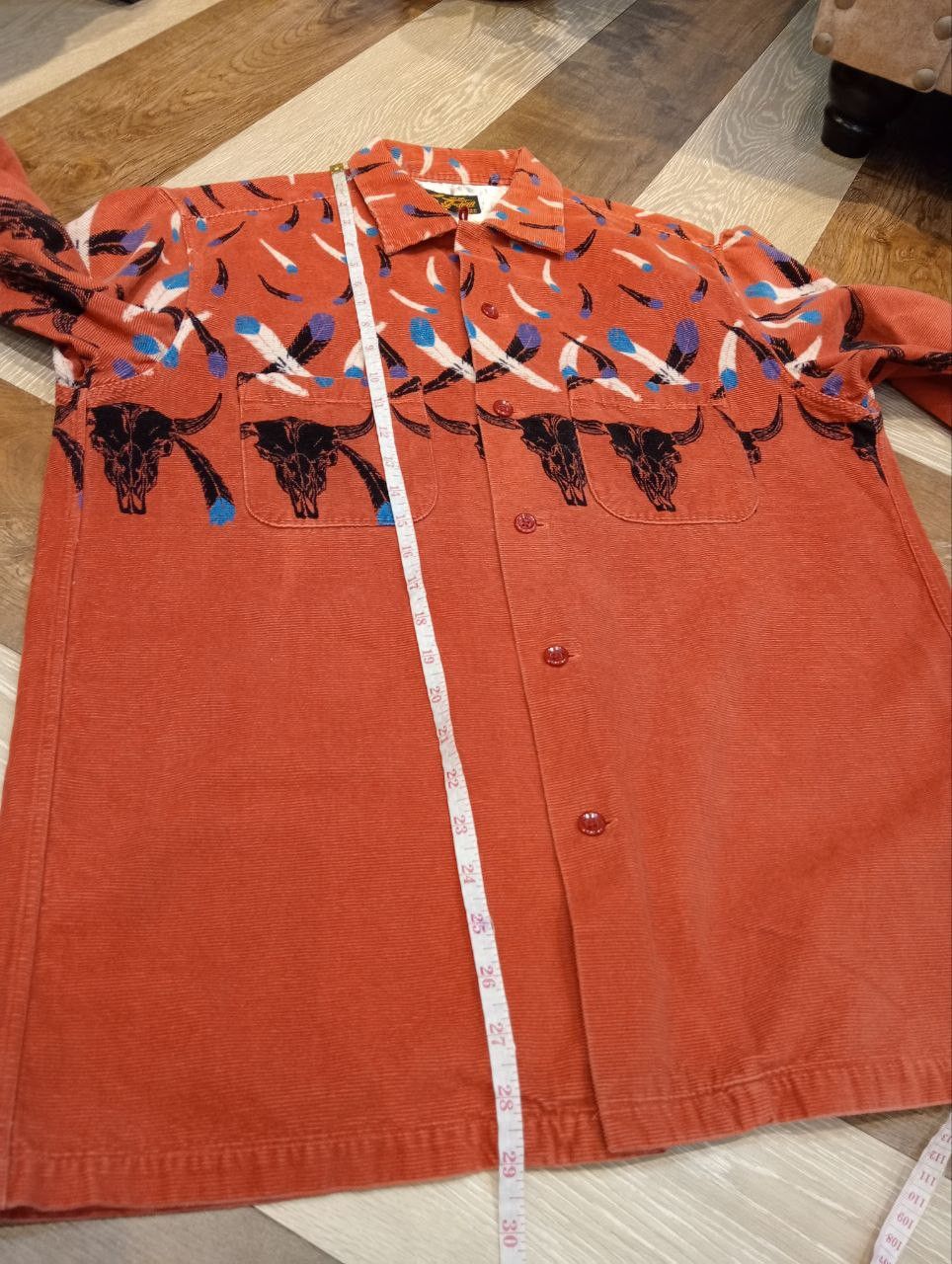 Toyo Enterprises INDIAN by TOYO ENTERPRISES NATIVE AMERICAN CORDUROY SHIRT Size US L / EU 52-54 / 3 - 11 Thumbnail