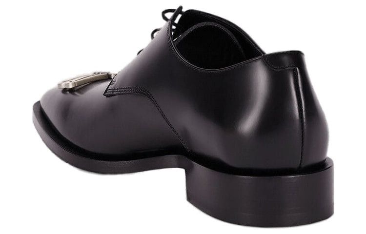 Balenciaga o1w1db10325 BB Icon Rim Derbie Shoes in Black Size US 6 / EU 39 - 4 Thumbnail