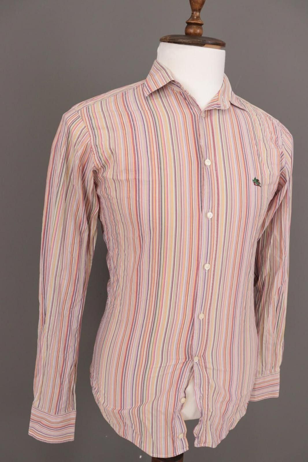 Etro Etro Multicolor Stripe Long Sleeve Button Down Shirt Size 39 Size US M / EU 48-50 / 2 - 6 Thumbnail