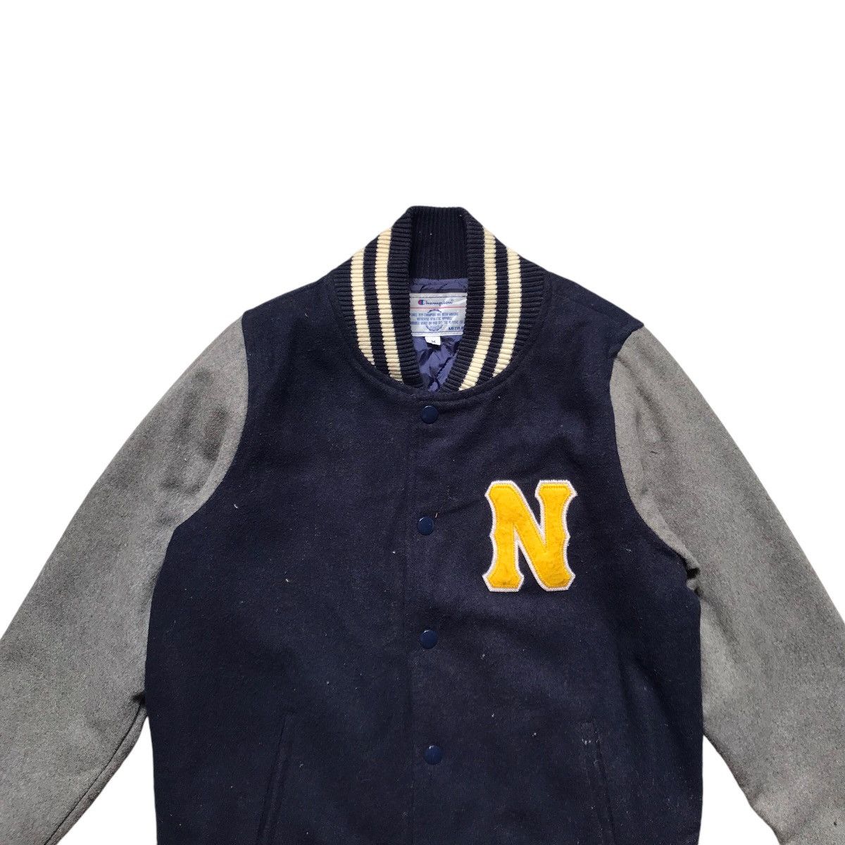 Champion × Vintage VINTAGE CHAMPION VARSITY WOOL JACKET Size US S / EU 44-46 / 1 - 2 Thumbnail