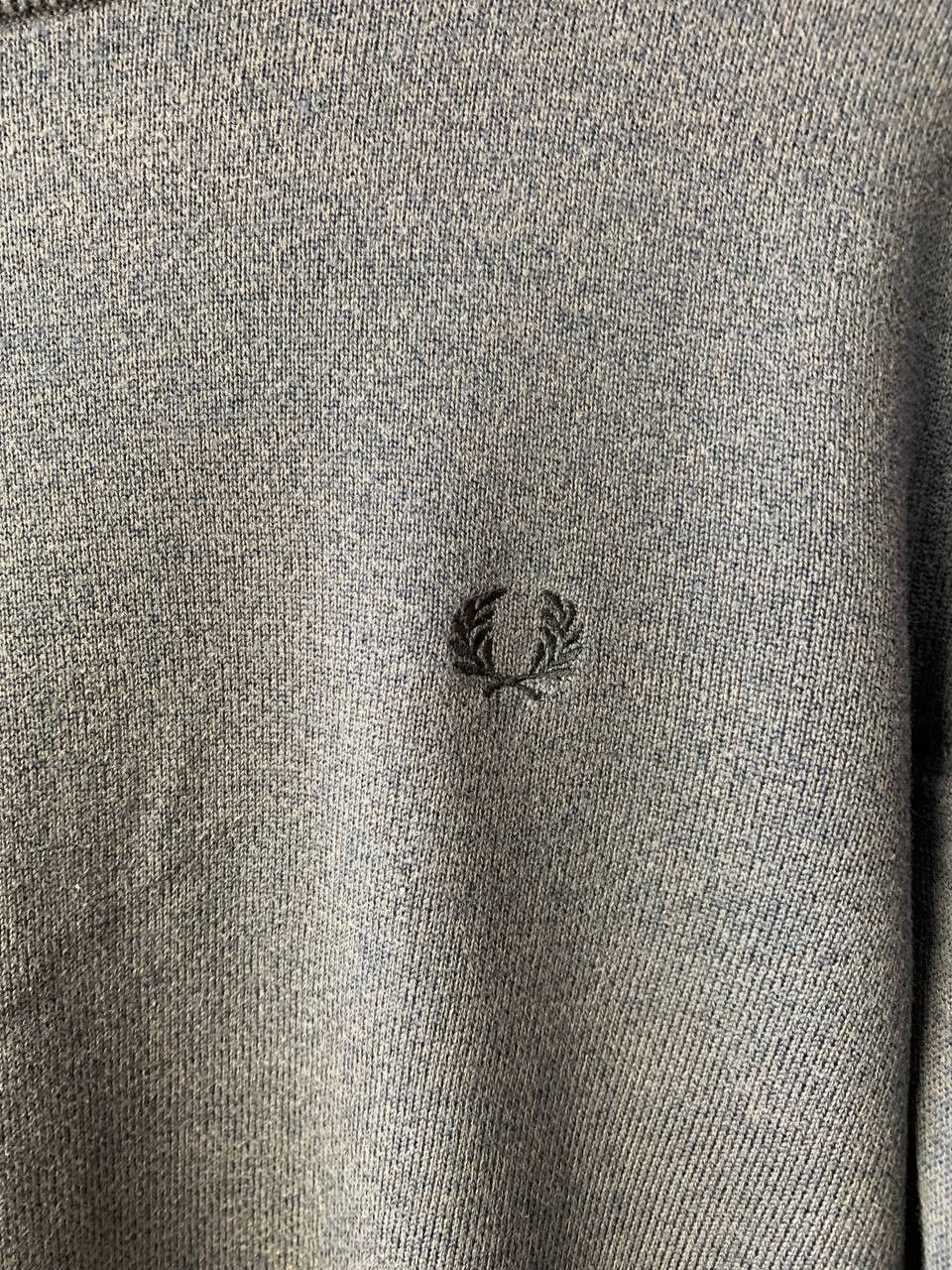 Fred Perry Fred Perry Gray Crew Neck Merino Wool Sweater Sweatshirt Size US S / EU 44-46 / 1 - 11 Thumbnail