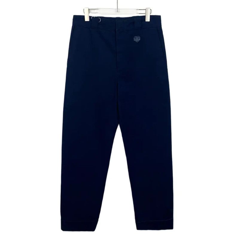 Louis Vuitton Navy Cotton Casual Pants for Men 0089