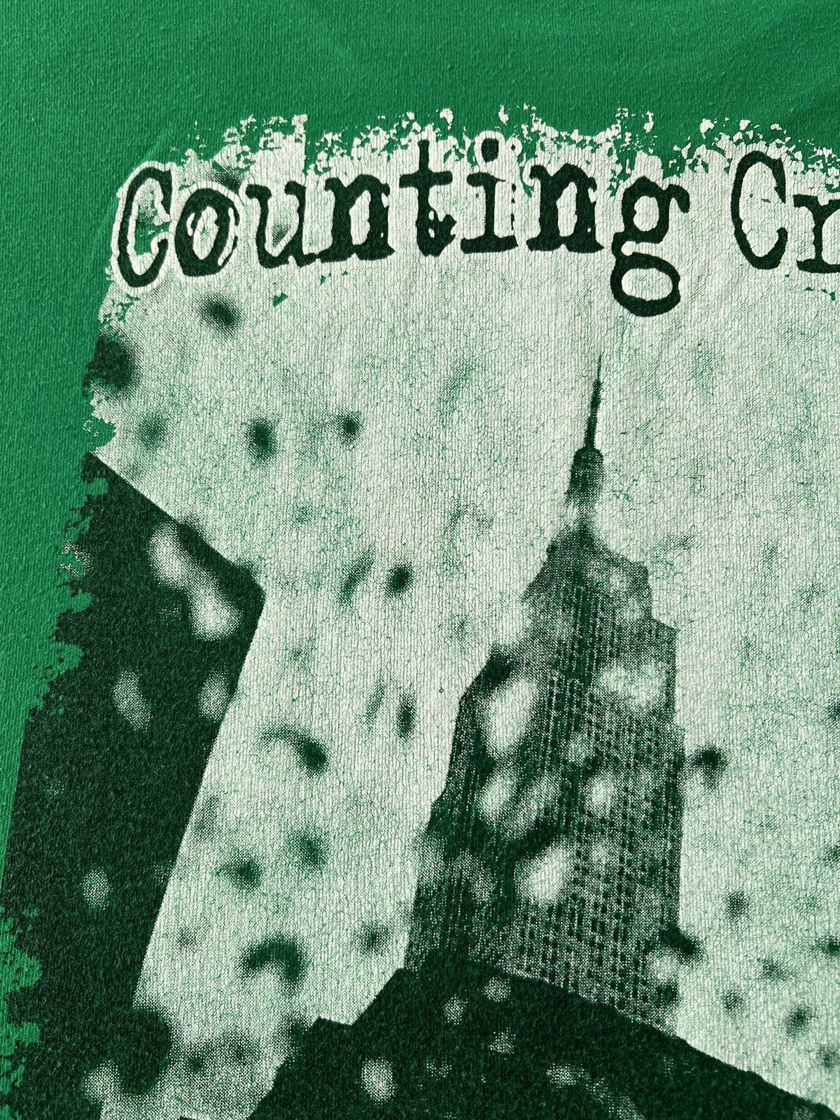 Band Tees Vintage 2009 Counting Crows Rock Band Green T-shirt Size US L / EU 52-54 / 3 - 17 Thumbnail