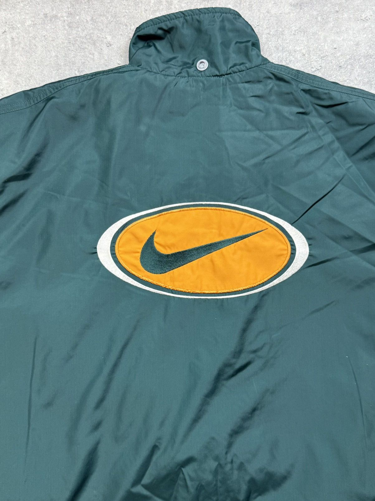 Nike 90’s Nike vintage rare big logo swoosh jacket streetwear y2k Size US M / EU 48-50 / 2 - 2 Thumbnail
