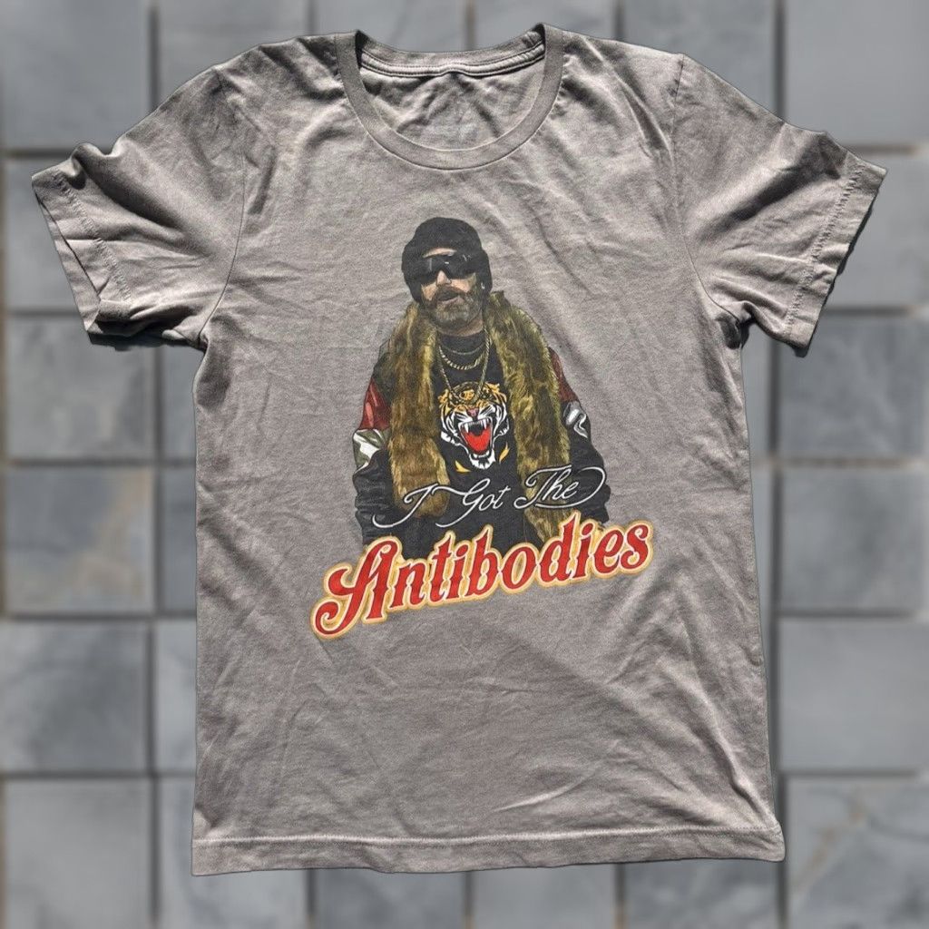 Vintage Your Mom's House T-Shirt Beige Antibodies S Tom Segura Buns Comedy Bikes Shirt Crew Neck Short Sleeve Men’s SKU: Size US S / EU 44-46 / 1 - 1 Thumbnail