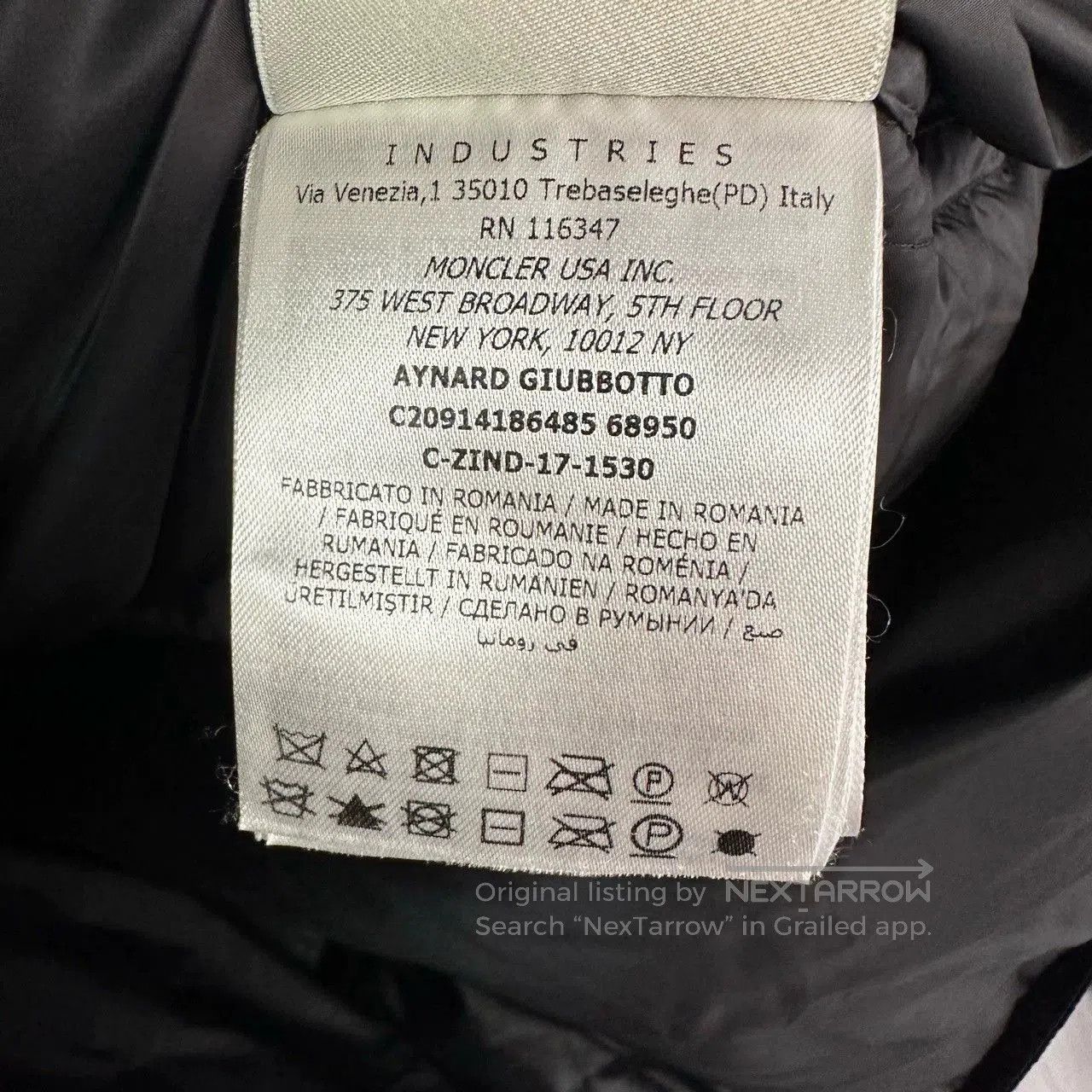 Moncler moncler black quilted logo collar down jacket. Size US L / EU 52-54 / 3 - 4 Thumbnail