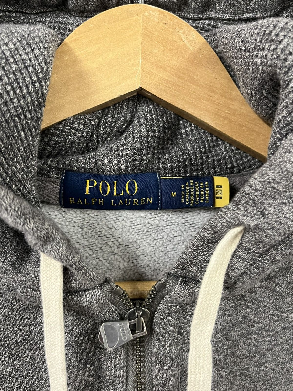 Polo Ralph Lauren Polo Ralph Lauren vintage zip up thermal line hoodie Y2K Size US M / EU 48-50 / 2 - 5 Thumbnail