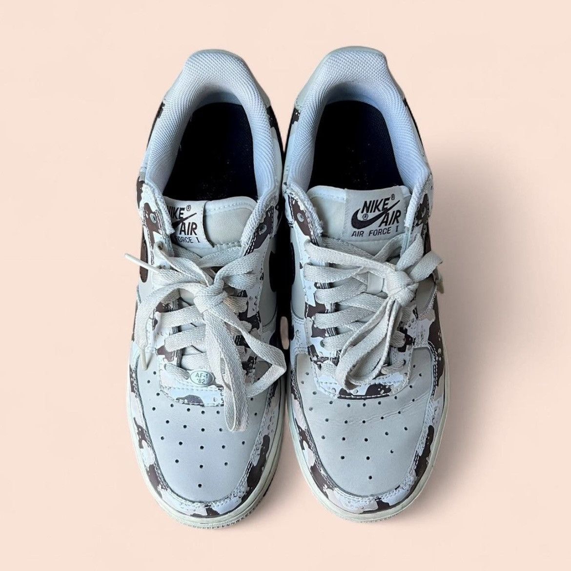Nike Vintage 2006 Nike Air Force 1 Low 'Desert Chip Camo' Size US 8.5 / IT 38.5 - 3 Thumbnail