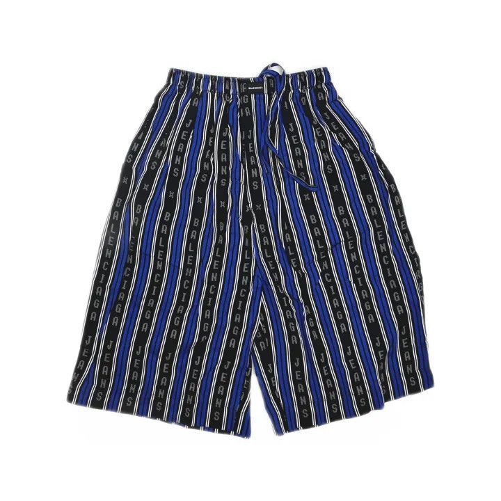 Balenciaga Balenciaga Balenciaga SS22 Striped Loose Shorts for Men -2 Size US 44 / EU 60 - 2 Thumbnail