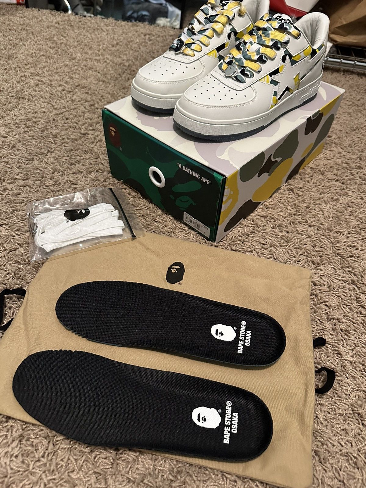 Bape Bapesta City Camo Osaka Exclusive Size US 9 / EU 42 - 6 Thumbnail