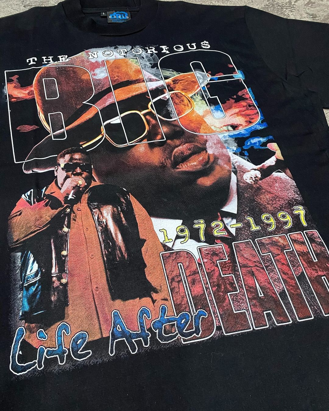 Rap Tees × Vintage The Notorious Big Bootlegtee Size US XL / EU 56 / 4 - 2 Thumbnail