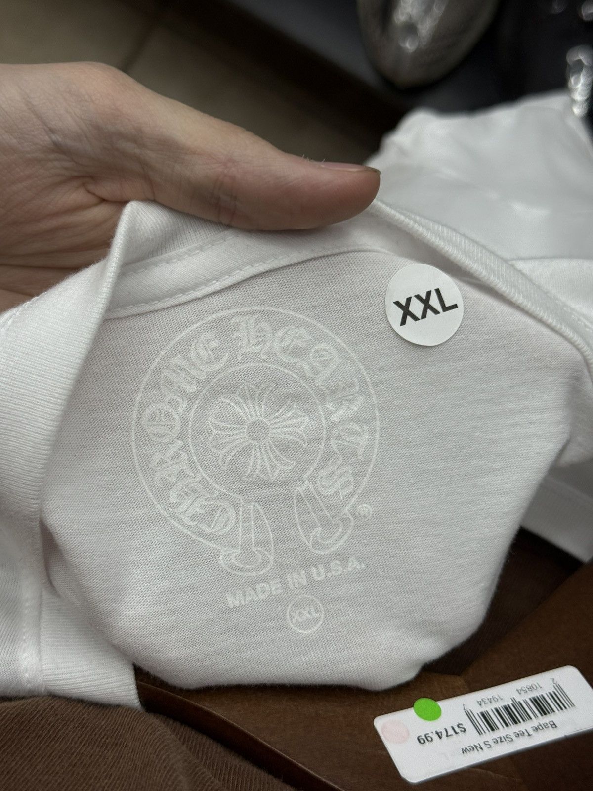 Chrome Hearts Chrome Hearts Black Short Sleeve Tee Shirt Size XXL Size US XXL / EU 58 / 5 - 9 Thumbnail