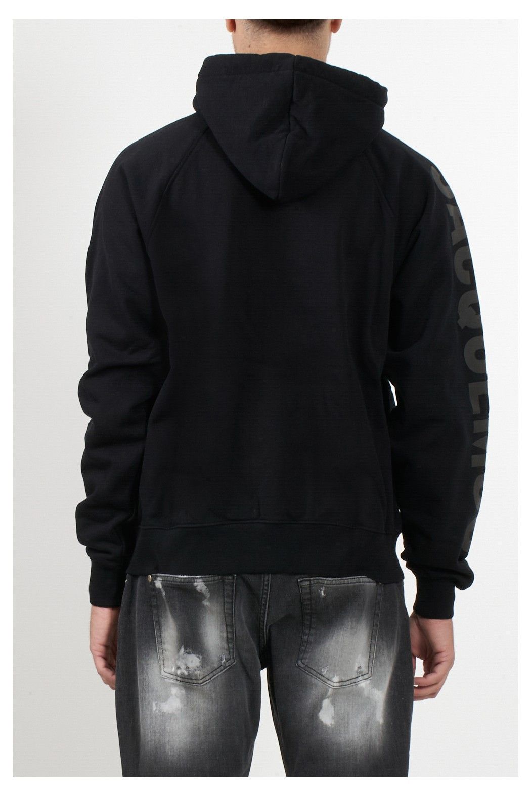 Jacquemus o1s22i1n1024 Typo Hooded Sweatshirt in Black Size US L / EU 52-54 / 3 - 5 Thumbnail