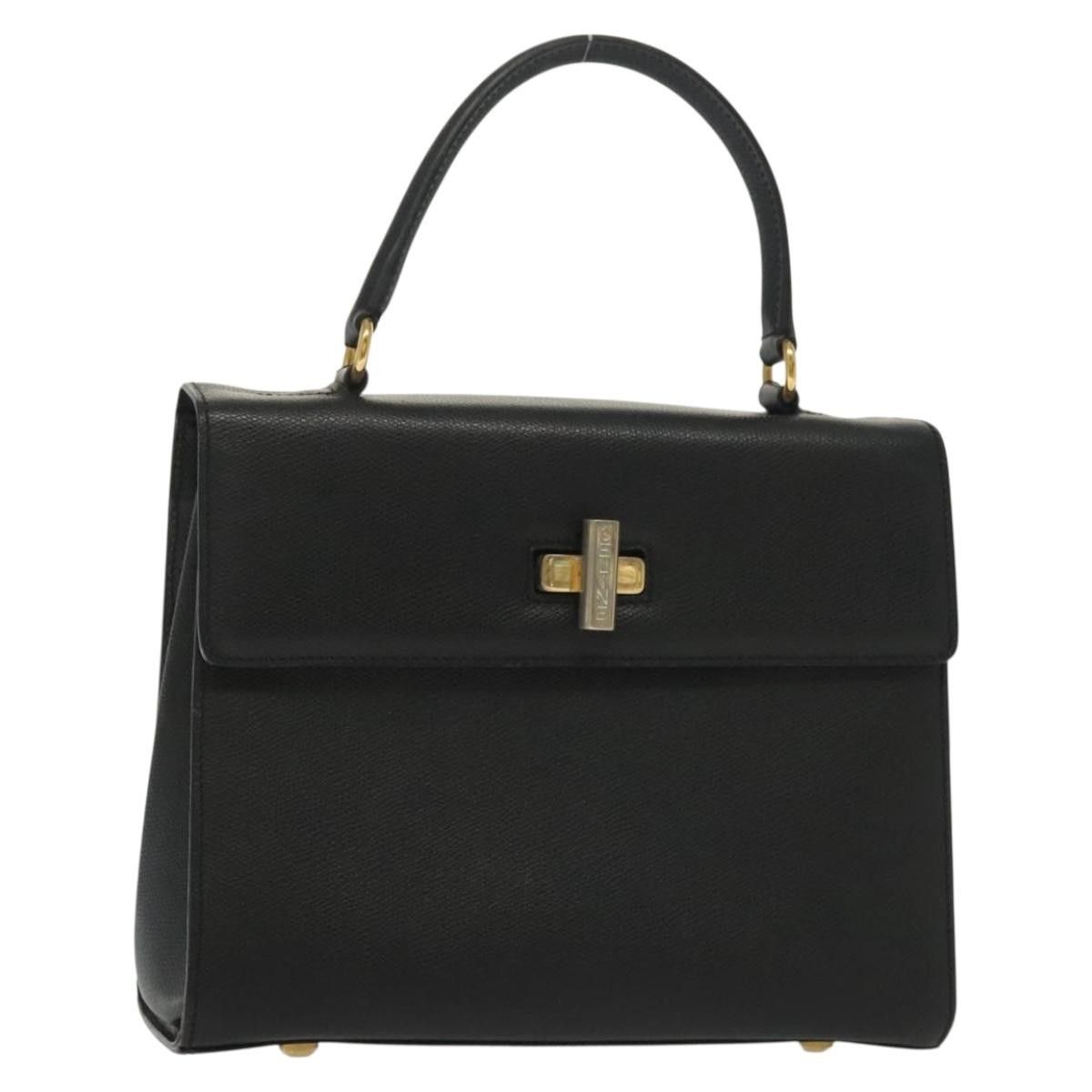 Celine Celine Vintage Convertible Turnlock Top Handle Leather Size ONE SIZE - 1 Thumbnail
