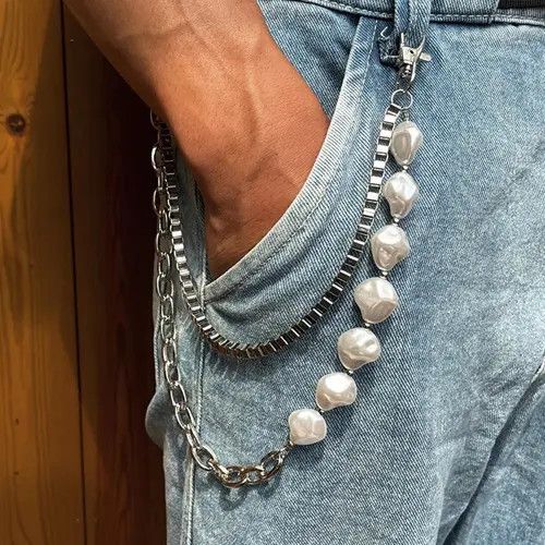 Jewelry Pearl Street Wallet Chain, Pants Chain Size ONE SIZE - 1 Thumbnail