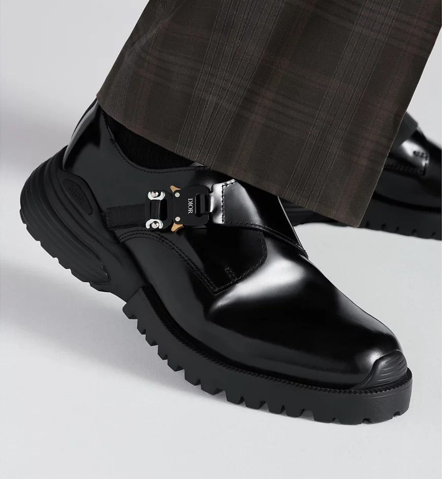 Dior o1mle0326 Combat Monk Derby Shoes in Black Size US 13 / EU 46 - 5 Thumbnail