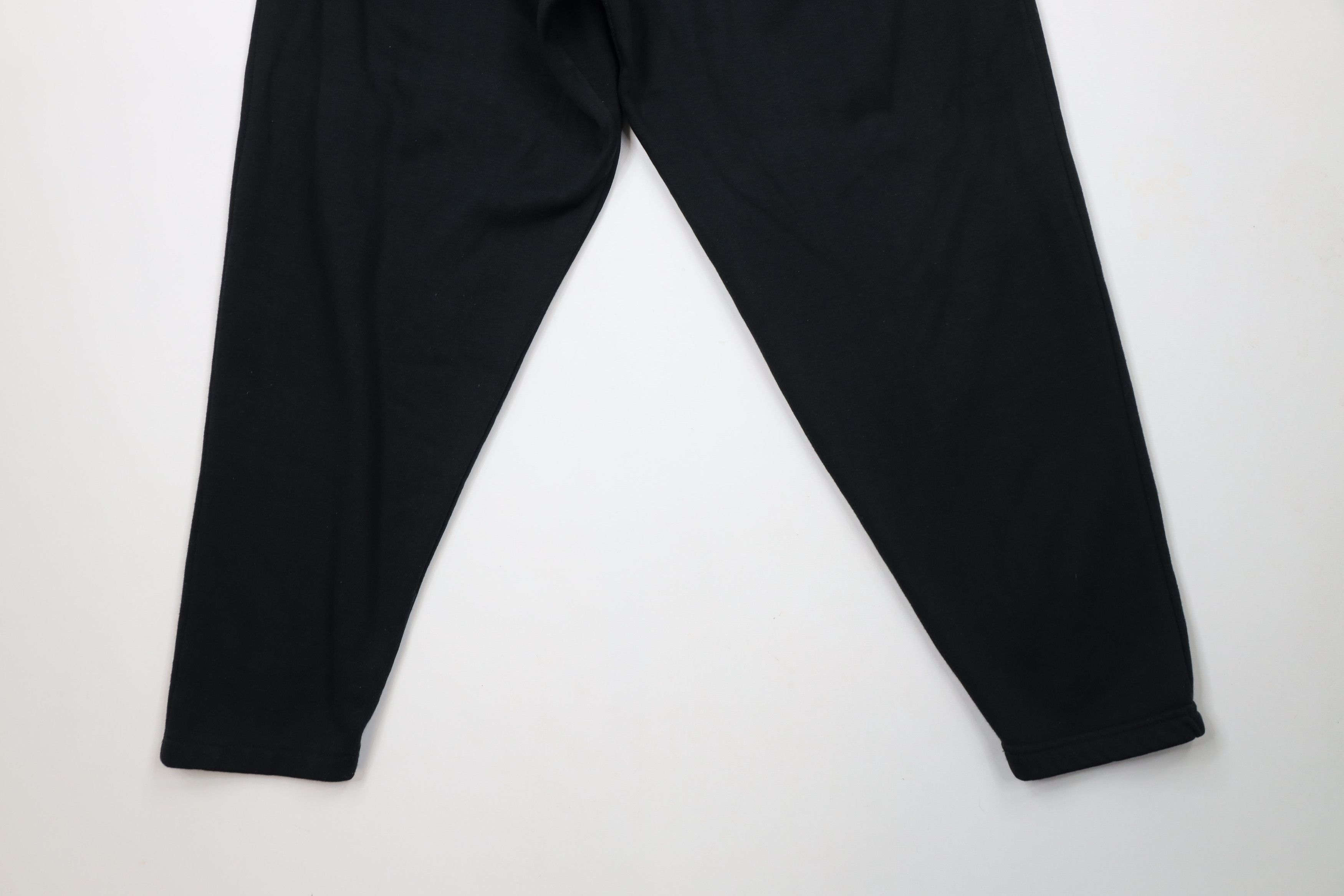 Vintage Vintage 90s Streetwear Tapered Leg Sweatpants Pants Black Size 22" - 12 Thumbnail