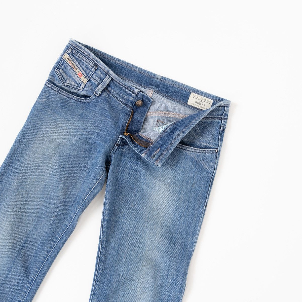 Diesel Diesel Melty Womens Blue Jeans Bootcut Stretch Denim Size 28" / US 6 / IT 42 - 3 Thumbnail