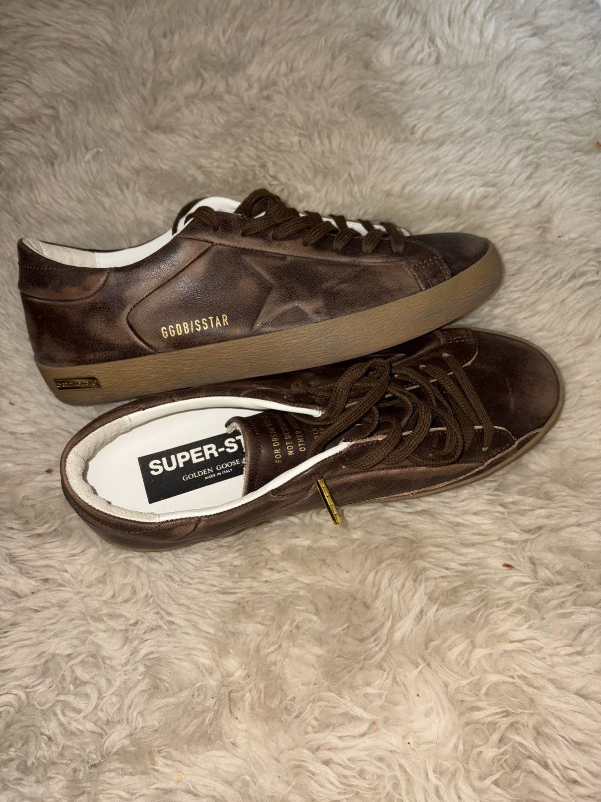 Golden Goose Golden Goose leather low top sneakers Size US 8 / EU 41 - 1 Thumbnail