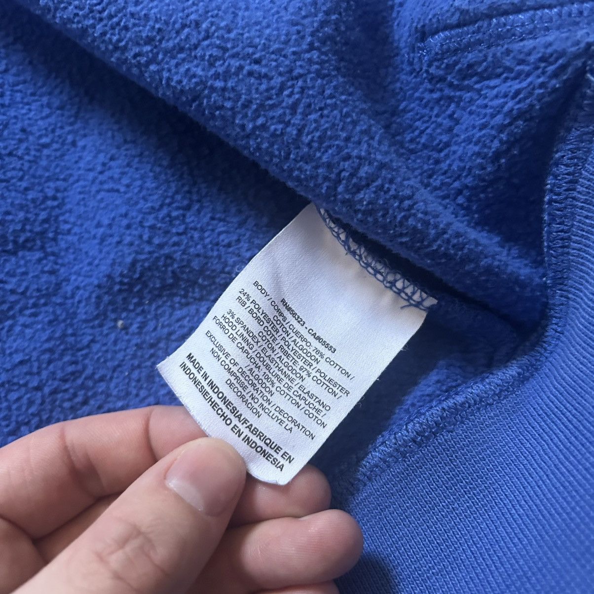 Nike 2012 NiKE 6.0 FADED ROYAL BLUE YKK ViSLON DOUBLE ZiP HOODiE Size US L / EU 52-54 / 3 - 5 Thumbnail