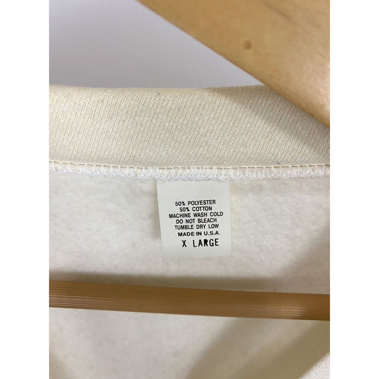 Vintage VINTAGE 80s Bowling Themed Strike Spare Pocket Cardigan Sweater XL Cream USA Mens Size US XL / EU 56 / 4 - 5 Thumbnail