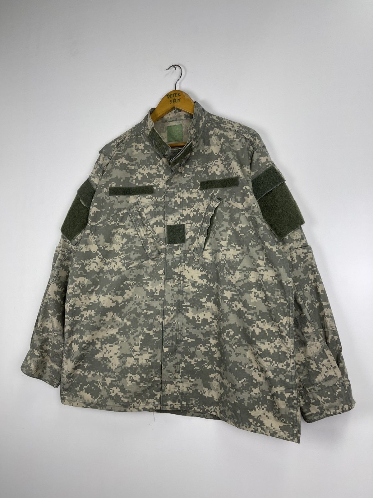 Vintage Vintage US Army Digital Camo Jacket Size US XL / EU 56 / 4 - 4 Thumbnail