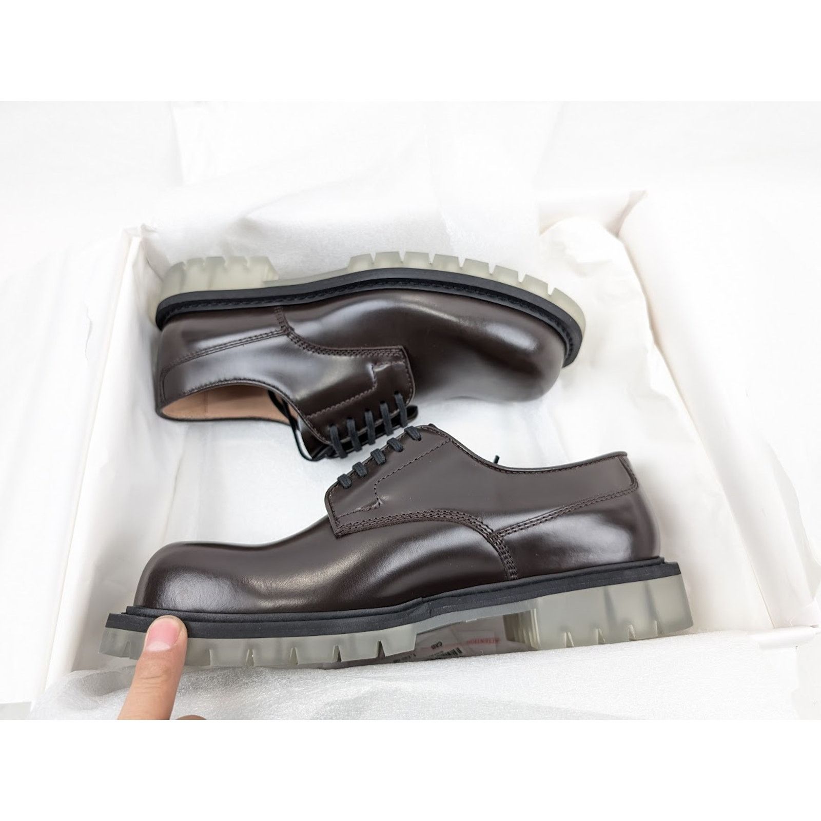 Bottega Veneta o1rshd1 Brushed Calfskin Scarpa Pelle Boots in Espresso Size US 11.5 / EU 44-45 - 20 Thumbnail
