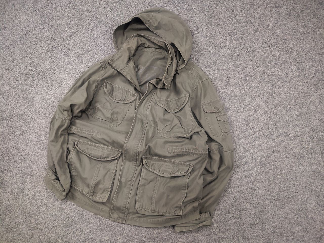If Six Was Nine Vintage 90's GOA Japanese Military Zip Jacket gimmick Y2K Size US L / EU 52-54 / 3 - 3 Thumbnail