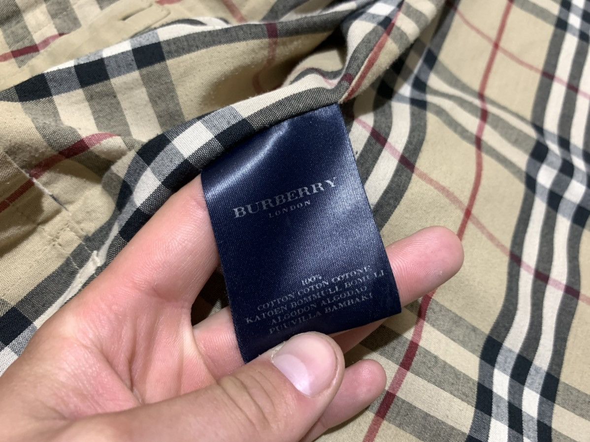 Burberry × Vintage Burberry nova check vintage trench coat 50R Size US L / EU 52-54 / 3 - 7 Thumbnail