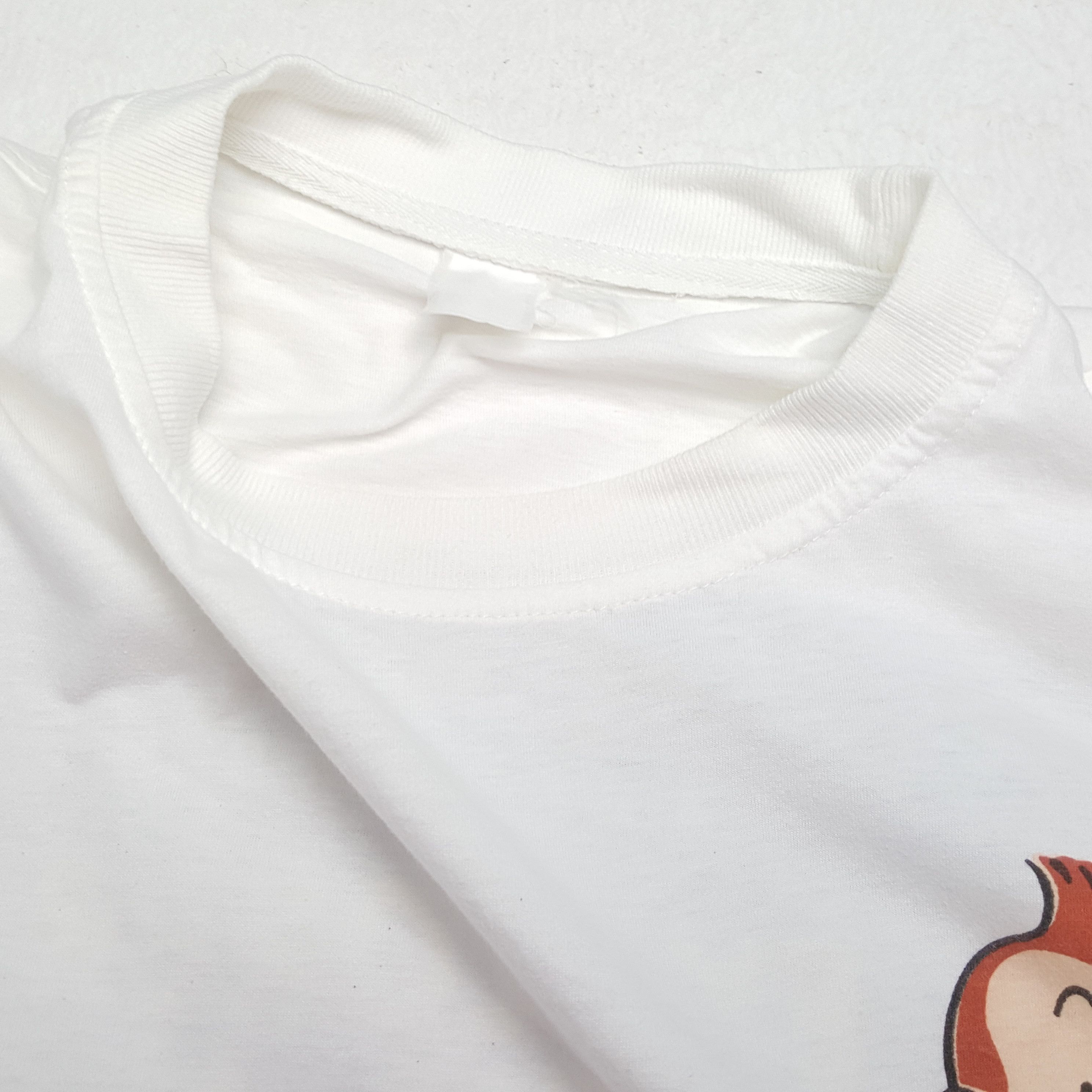 Vintage THE ADVENTURE OF TINTIN Cartoon Back Print Design Tshirt Size US L / EU 52-54 / 3 - 7 Thumbnail