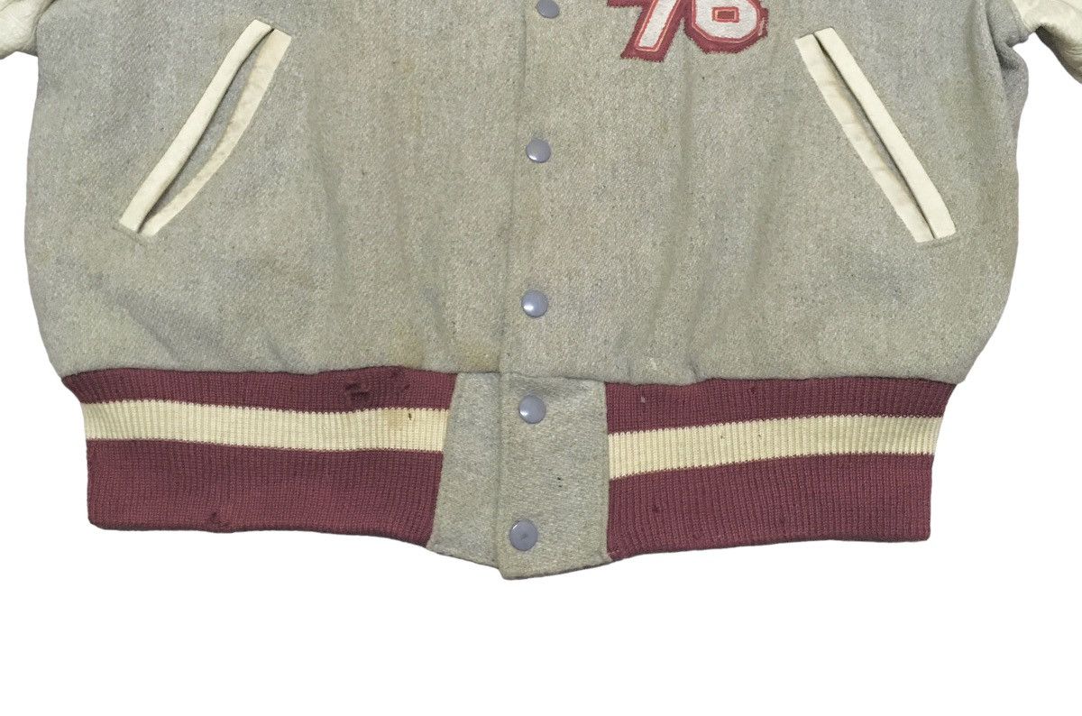 Vintage Very Rare Vintage Brand Flying Goose Varsity Leather 1950s Size US L / EU 52-54 / 3 - 4 Thumbnail