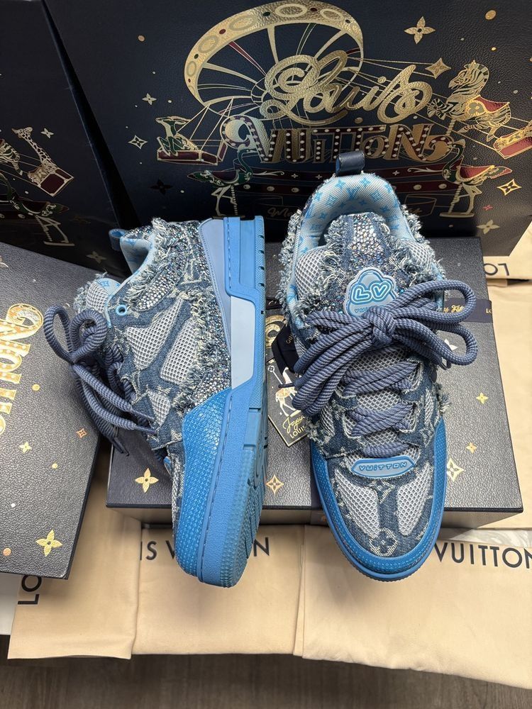 Louis Vuitton Swarovski Skate Trainers Size US 12 / EU 45 - 2 Thumbnail