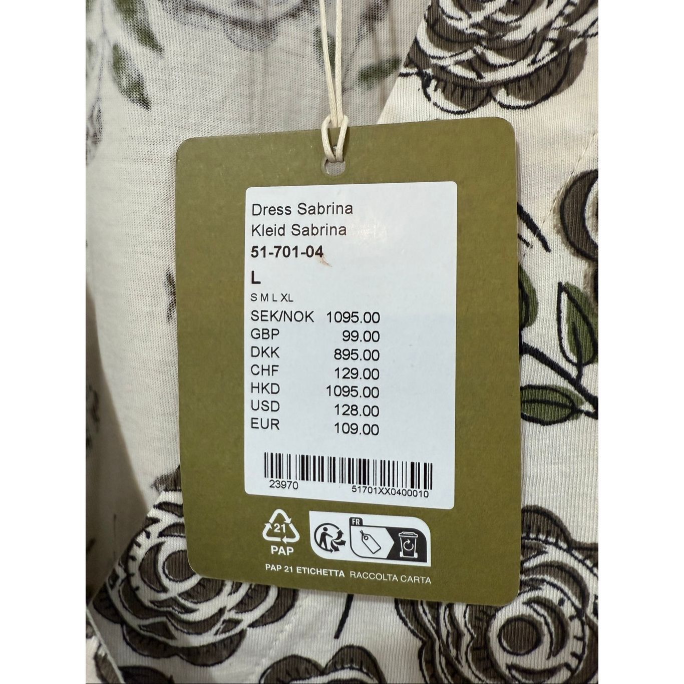 Guru Gudrun Sjoden NWT Sabrina wrap floral dress sz Large Size L / US 10 / IT 46 - 8 Thumbnail
