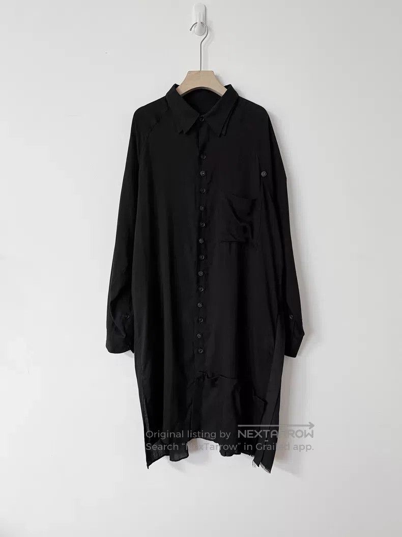 Yohji Yamamoto Yohji Yamamoto Pleated patch shirt| Size US M / EU 48-50 / 2 - 2 Thumbnail