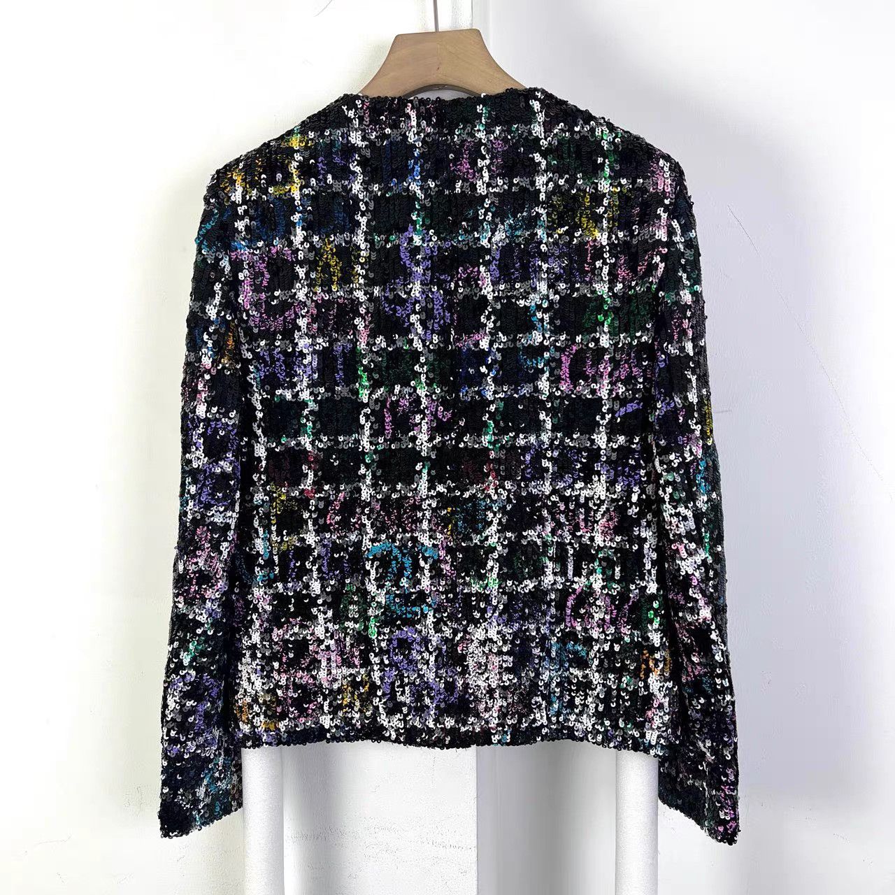 Chanel Chanel 22A Multicolor Sequin Tweed Jacket K12 Size XS / US 0-2 / IT 36-38 - 2 Thumbnail