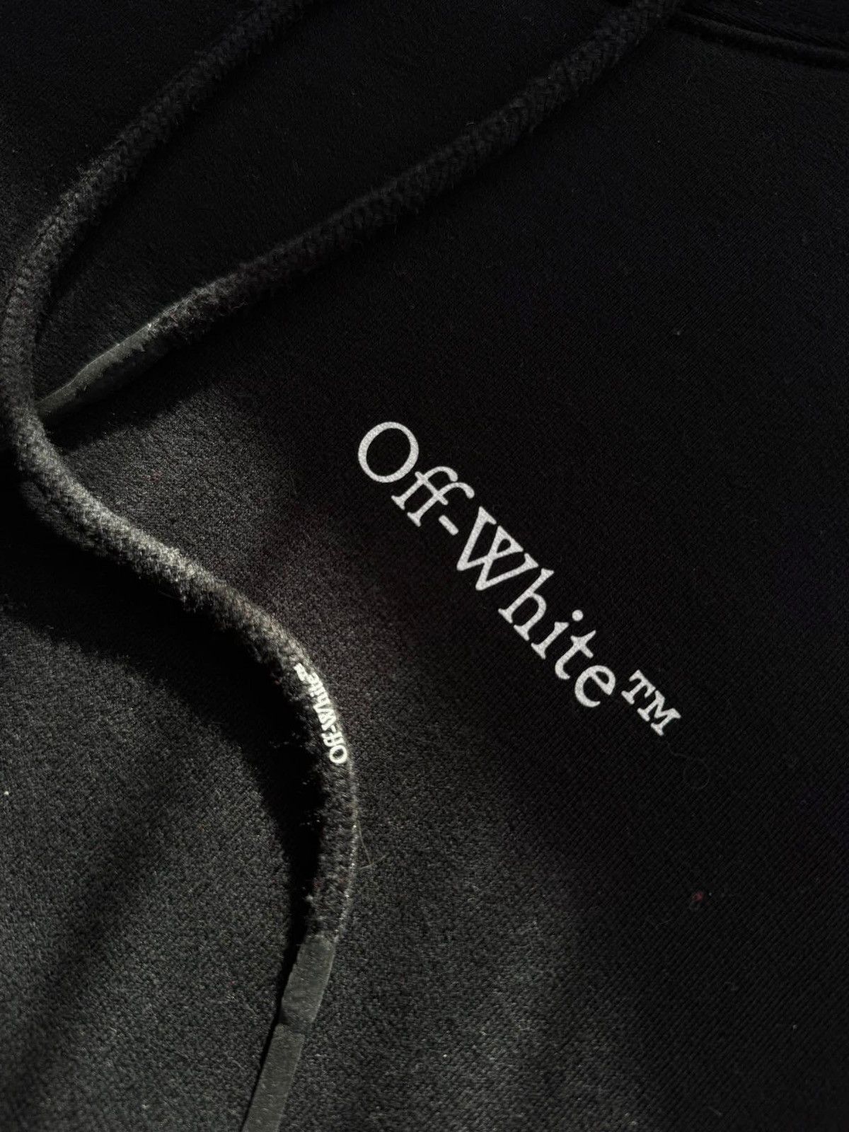 Off-White Off-White „Drawstring Caravaggio ” Black Hoodie. Size US M / EU 48-50 / 2 - 6 Thumbnail